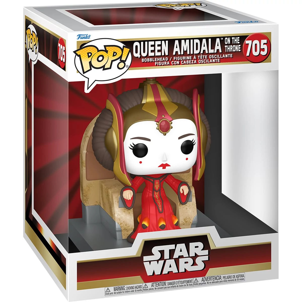 sticky Funko POP! Deluxe: Star Wars - Amidala on Throne figura