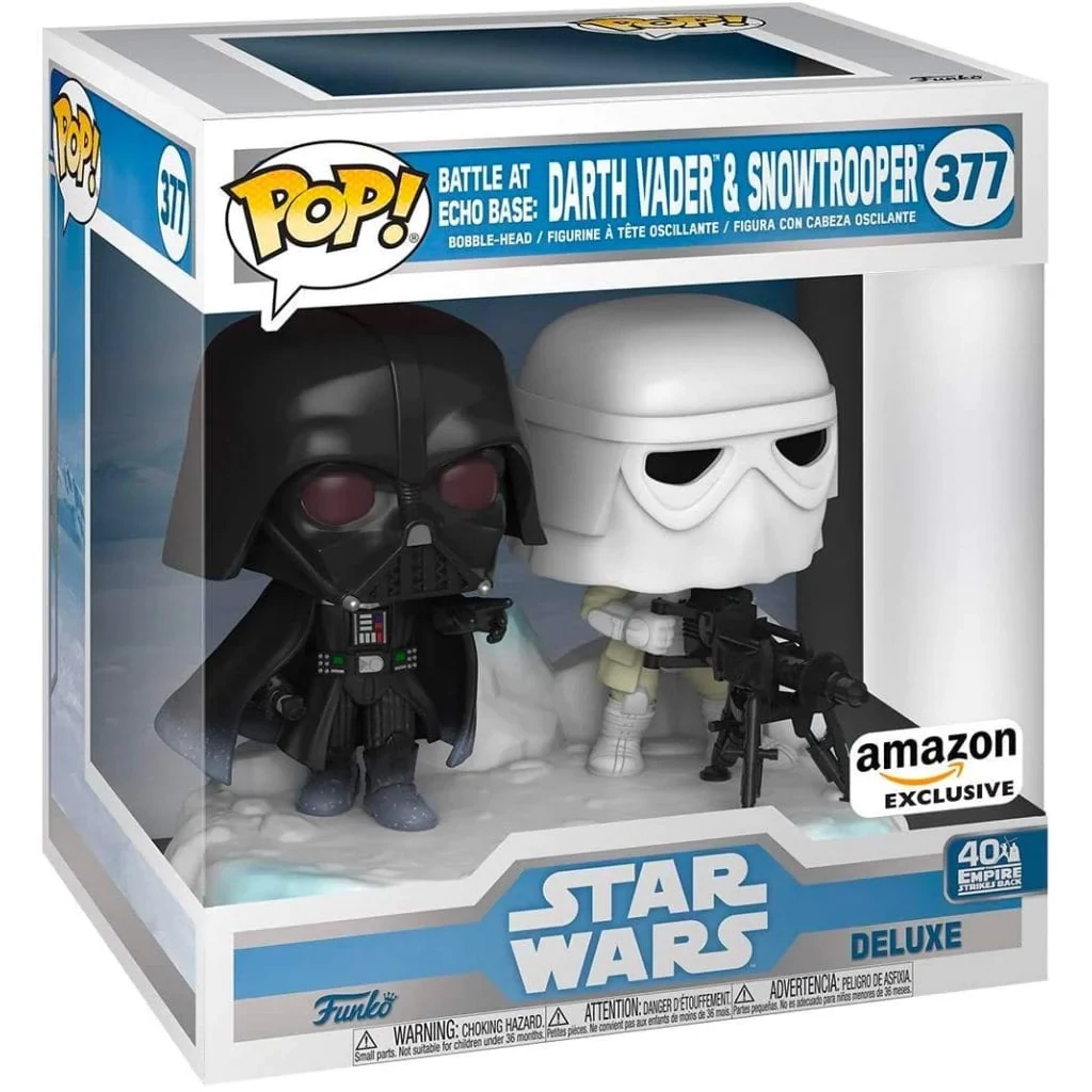 sticky Funko POP! Deluxe: Star Wars- Darth Vader & Storm Trooper #377