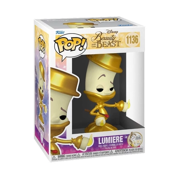 sticky Funko POP! Disney: Beauty and the Beast - Lumiere #1136