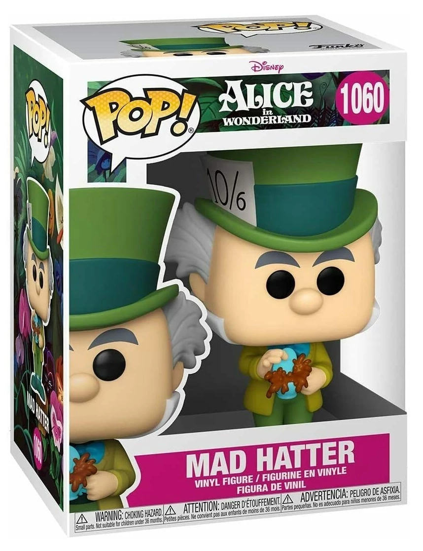 sticky Funko POP! Disney: Alice in Wonderland 70th - Mad Hatter figura #1060