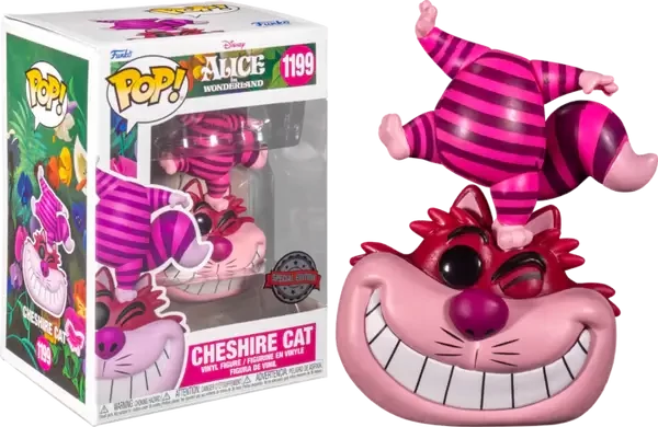 sticky Funko Pop! Disney: Alice in Wonderland - Cheshire Cat (Standing on Head) figura #1199