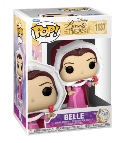 sticky Funko Pop! Disney: Beauty and the Beast - Belle (Winter) figura #1137