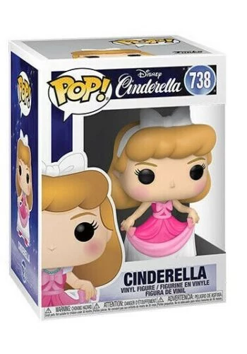 sticky Funko Pop! Disney: Cinderella - Cinderella (In Pink Dress) figura #738