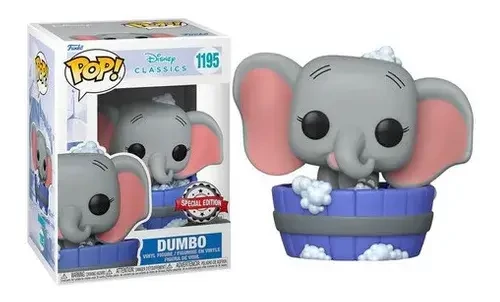 sticky Funko Pop! Disney Classics: Dumbo - Dumbo (in Bathtub) figura #1195