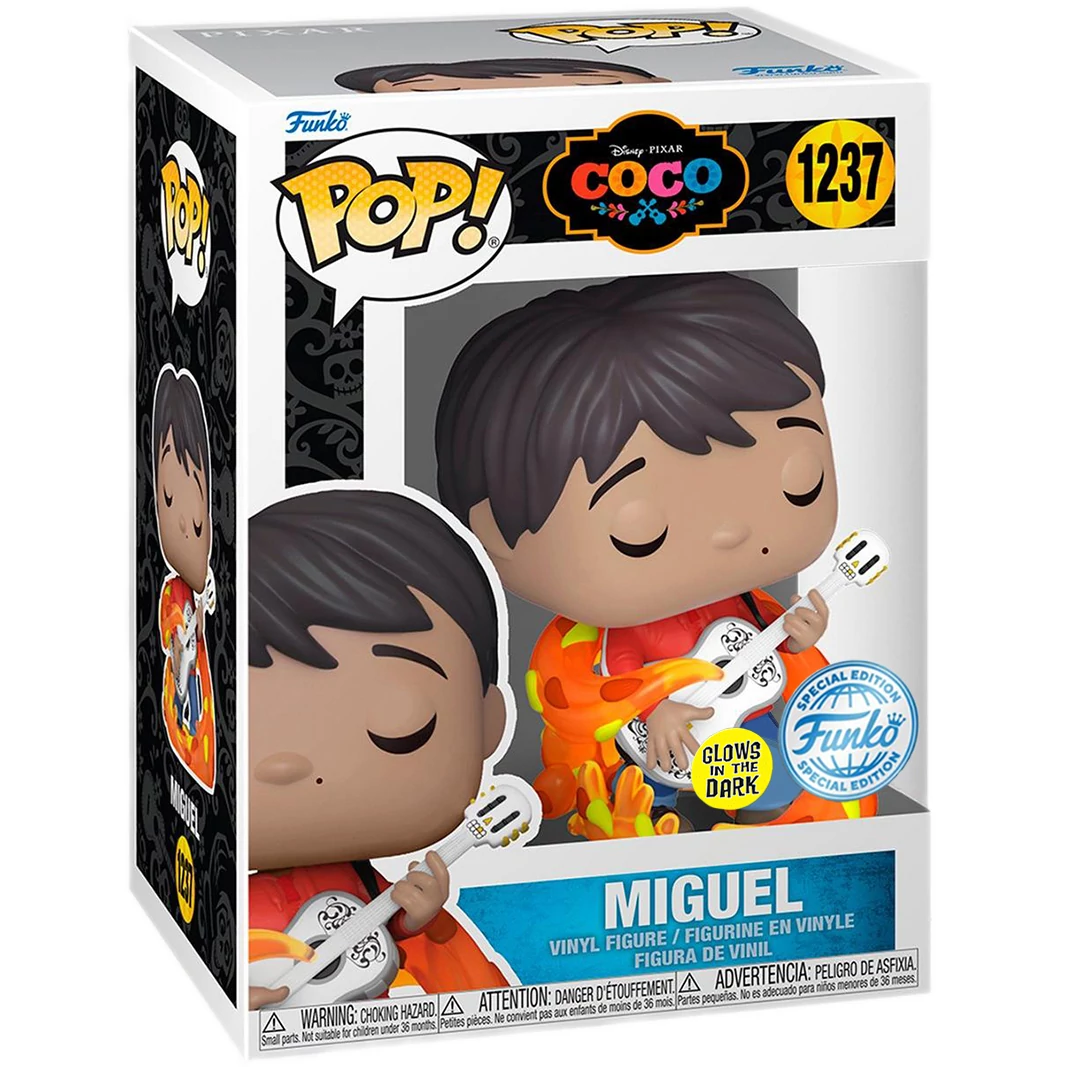 sticky Funko Pop! Disney: Coco - Miguel (with Guitar) figura #1237