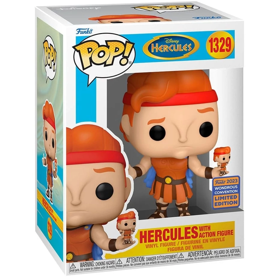 sticky Funko Pop! Disney: Hercules - Hercules with Action Figure figura #1329