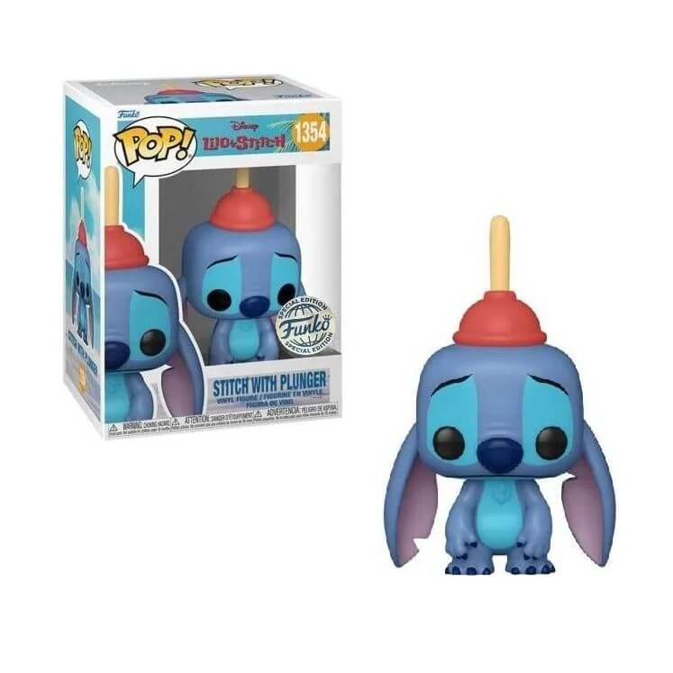 sticky Funko POP! Disney: Lilo and Stitch - Stitch with Plunger (SE) figura #1354