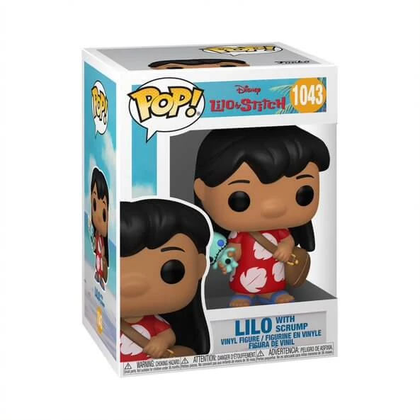 sticky Funko POP! Disney: Lilo and Stitch - Lilo with Scrumps figura #1043