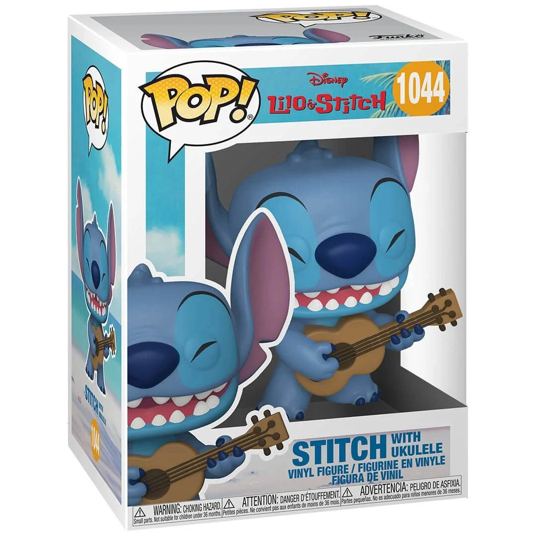 sticky Funko POP! Disney: Lilo & Stitch - Stitch with Ukulele figura #1044