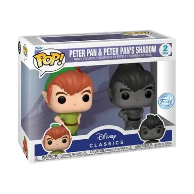 sticky Funko POP! Disney: Peter Pan - Peter Pan w/Shadow 2PK figura