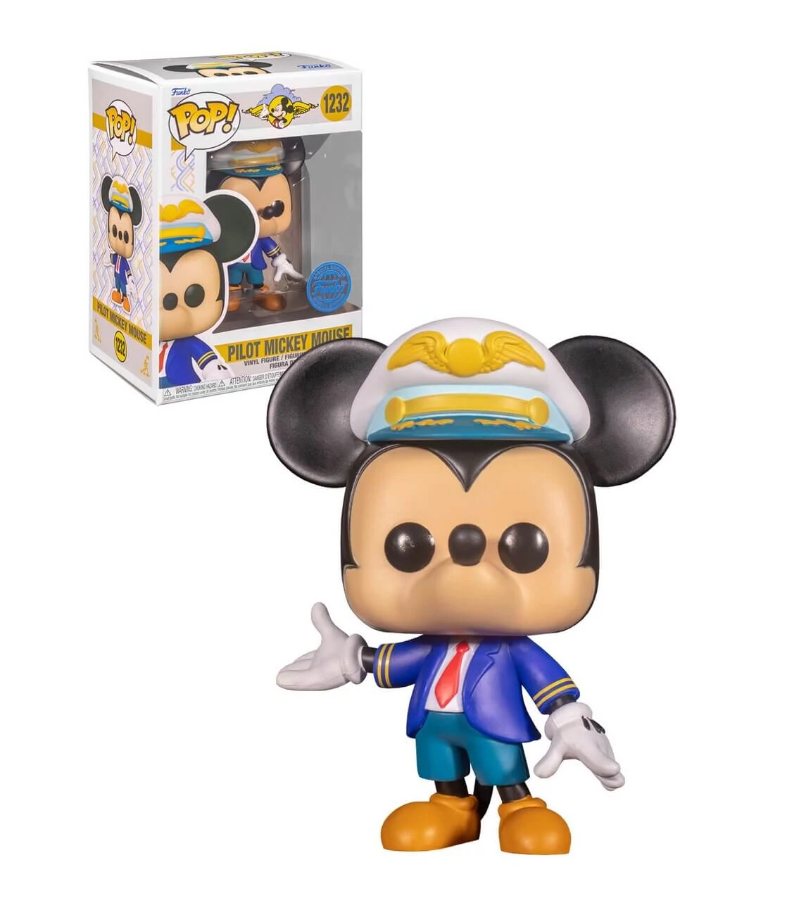 sticky Funko Pop! Disney: Pilot Mickey Mouse figura #1232