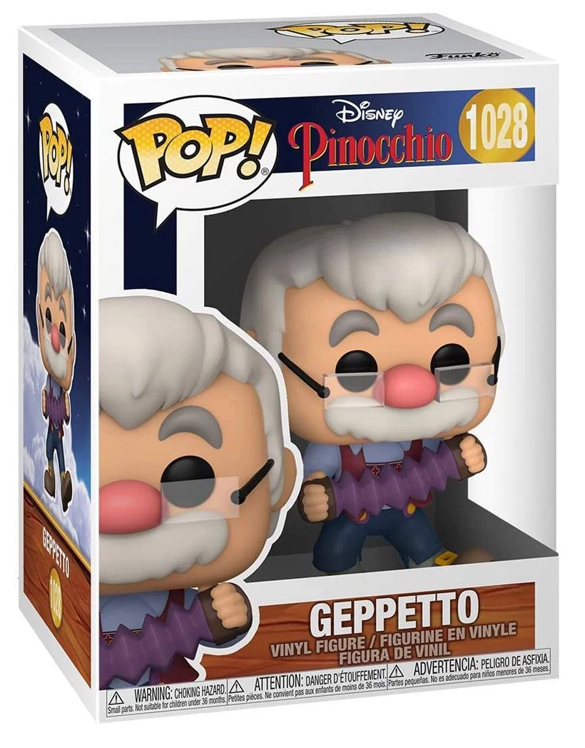 sticky Funko POP! Disney: Pinocchio - Geppetto with Accrdion figura #1028