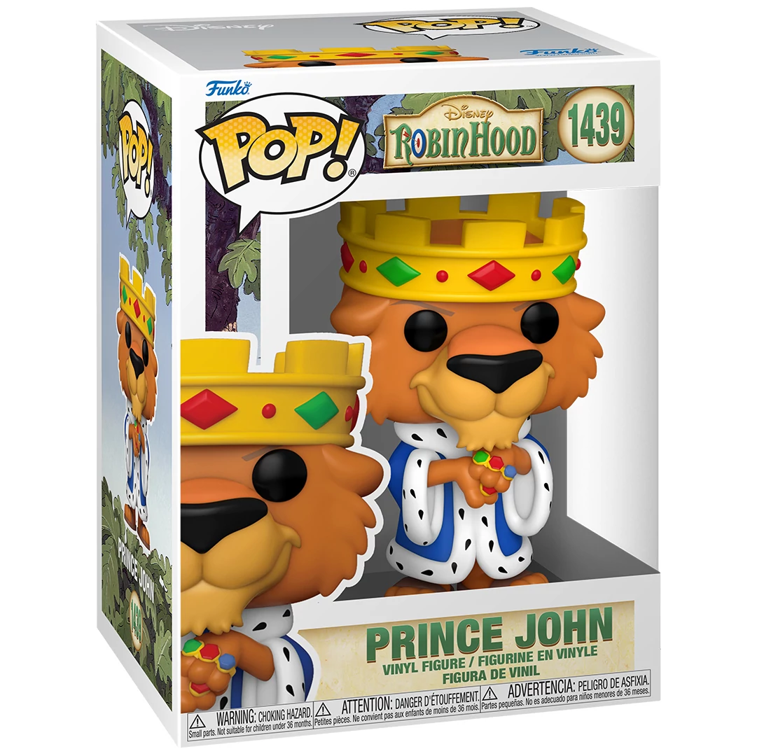 sticky Funko POP! Disney: Robin Hood - Prince Jon figura #1439