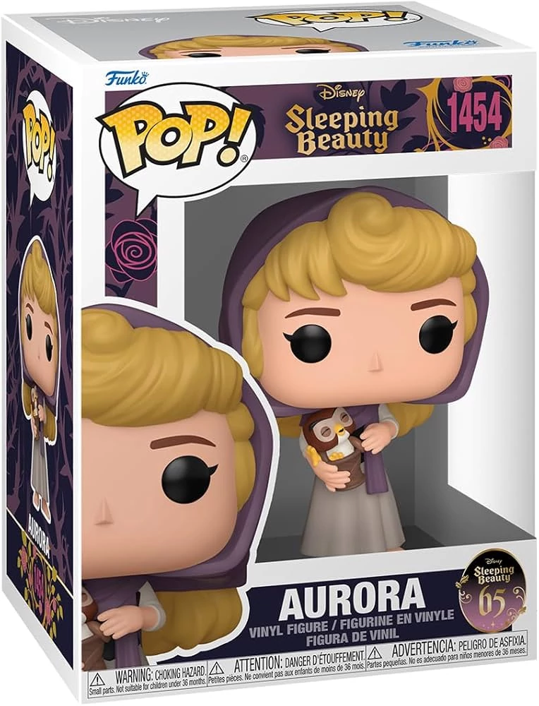 sticky Funko POP! Disney: Sleeping Beauty 65th - Aurora w/Owl figura #1454