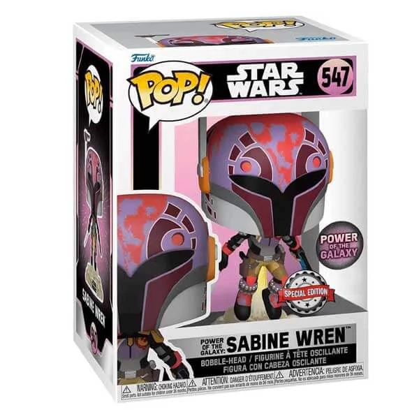 sticky Funko Pop! Star Wars: Power of the Galaxy - Sabine Wren figura #547