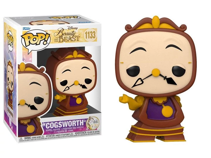 sticky Funko POP! Disney: Beauty and the Beast - Cogsworth figura #1133