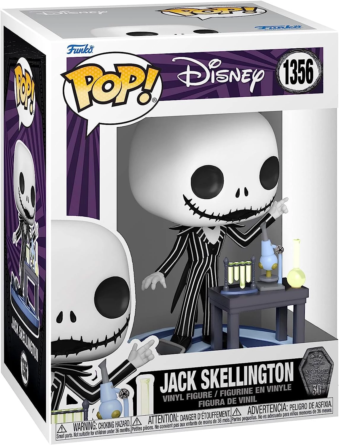 sticky Funko POP! Disney: The Nightmare Before Christmas 30th - Jack figura