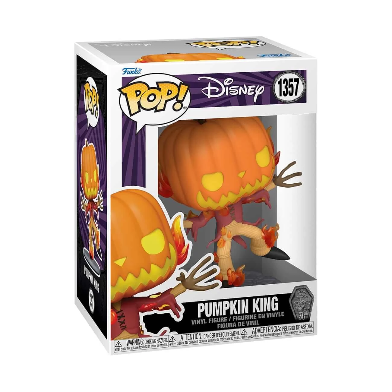 sticky Funko POP! Disney: The Nightmare Before Christmas 30th - Pumpkin King figura