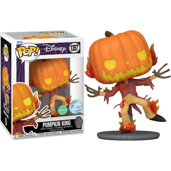 sticky Funko POP! Disney: The Nightmare Before Christmas 30th - Pumpkin King (Glows in the Dark) (SE) figura #1357