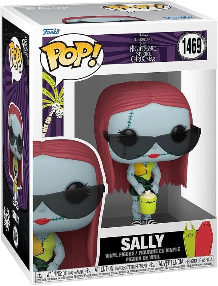 sticky Funko POP! Disney: The Nightmare Before Chrsitmas - Sally w/Glasses (Beach) figura #1469