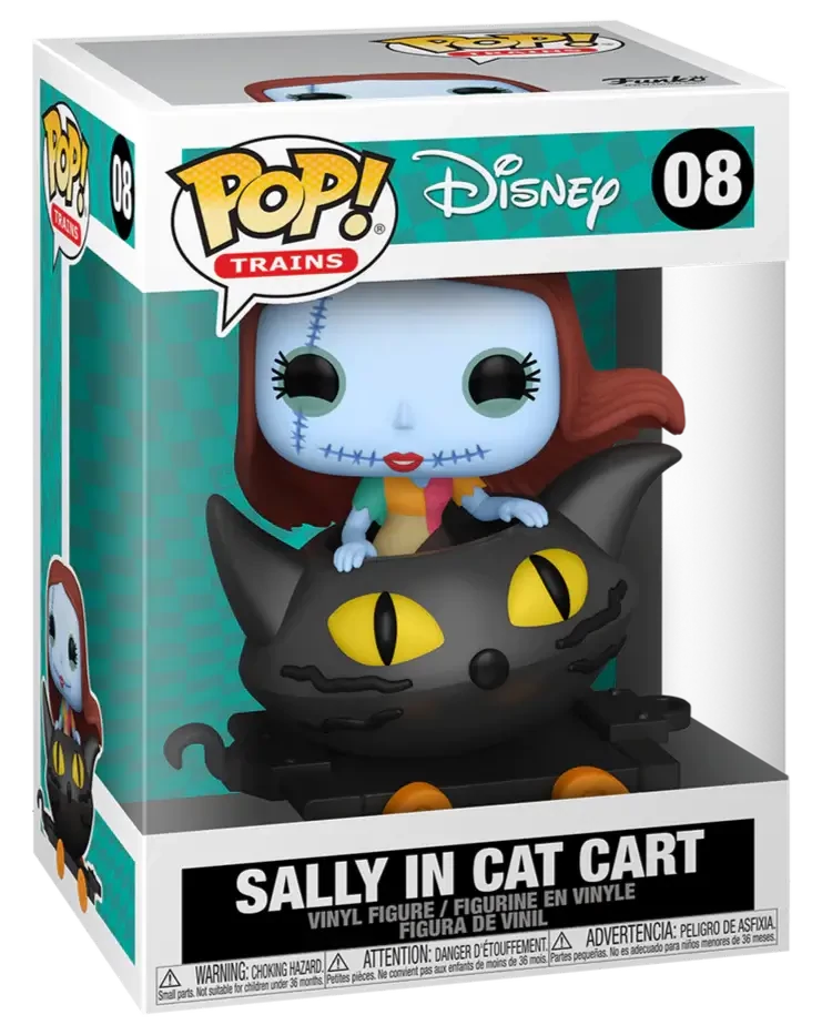 sticky Funko Pop! Disney Trains: The Nightmare Before Christmas - Sally In Cat Cart figura #08