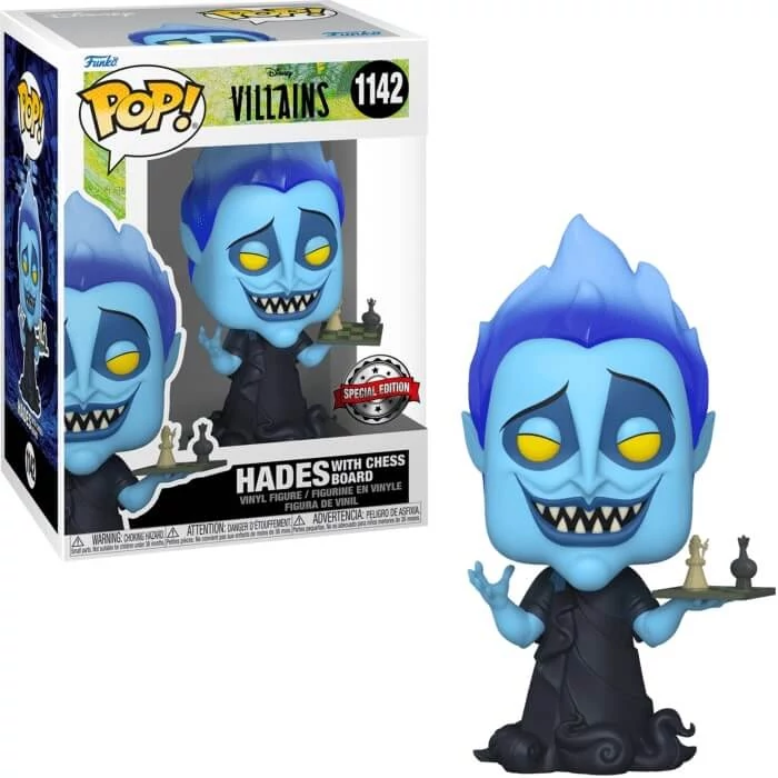 sticky Funko Pop! Disney: Villains - Hades With Chess Board figura #1142