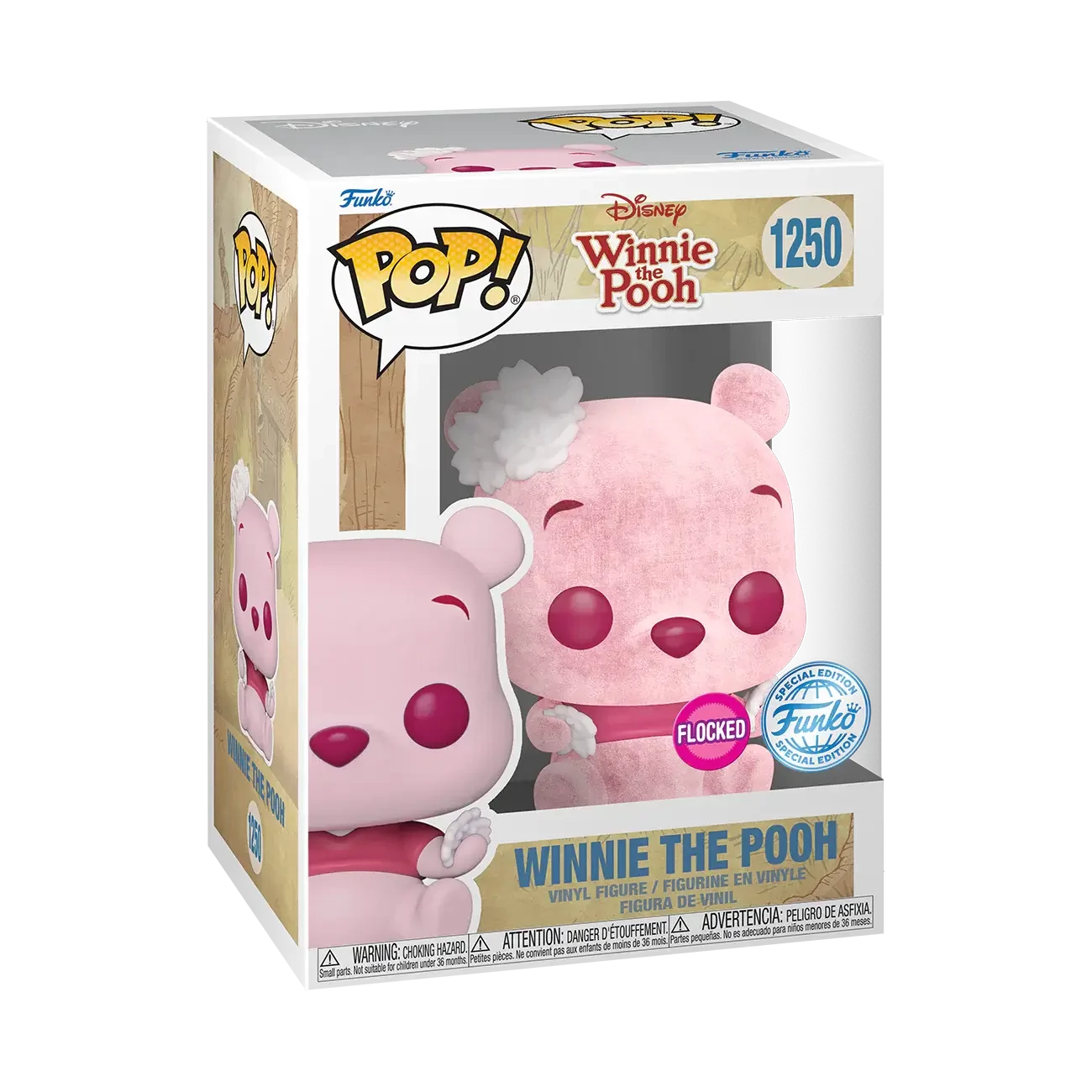 sticky Funko Pop! Disney: Winnie the Pooh (Cherry Blossom Pooh) (Flocked) figura #1250