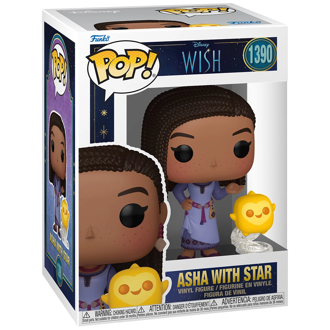 sticky Funko POP! Disney: Wish - Asha w/Star figura