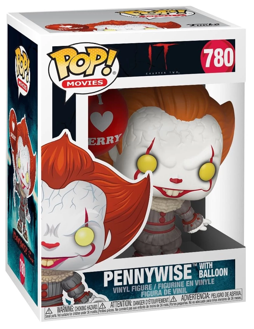 sticky Funko POP! Movies: IT Chapter 2 - Pennywise with Balloon figura #780