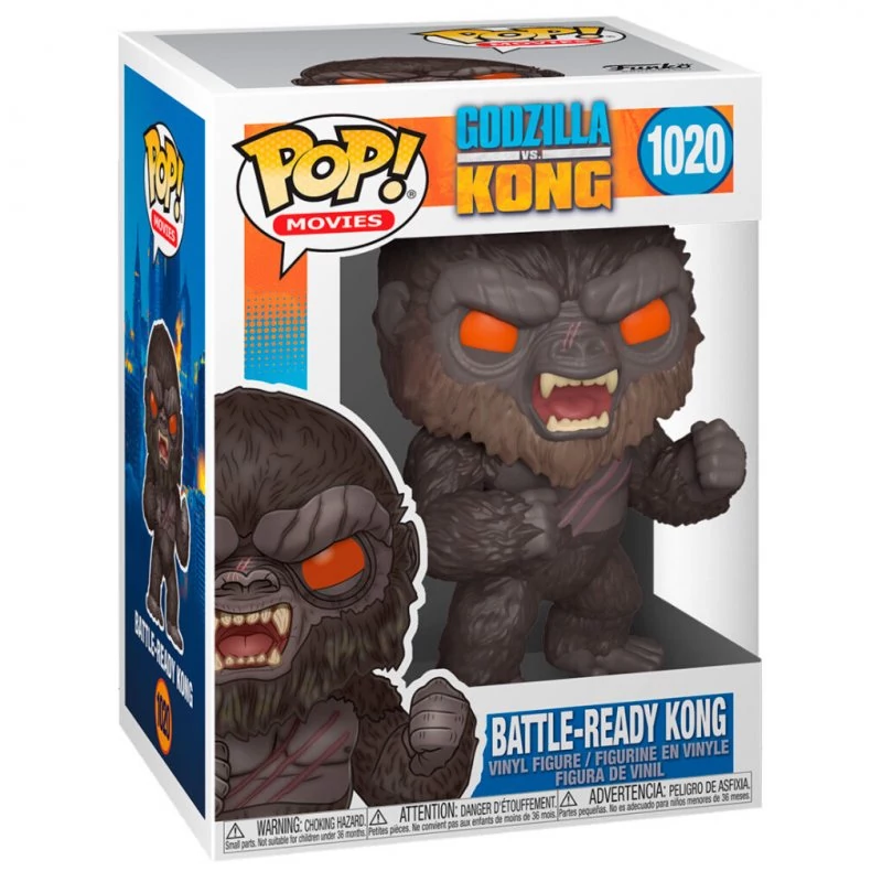 sticky Funko POP! Movies: Godzilla Vs Kong - Battle-Ready Kong figura #1020