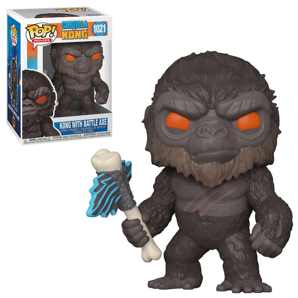 sticky Funko POP! Movies: Godzilla Vs Kong - Kong with Battle Axe figura #1021