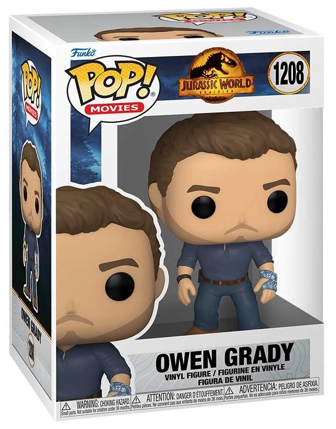 sticky Funko POP! Movies: Jurassic World 3 - Owen Grady figura #1208