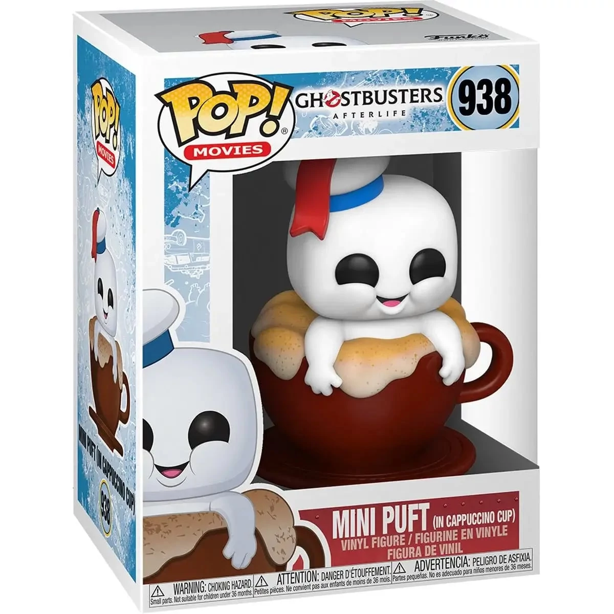 sticky Funko POP! Movies: Ghostbusters Afterlife - Mini Puft in Cappuccino Cup figura #938