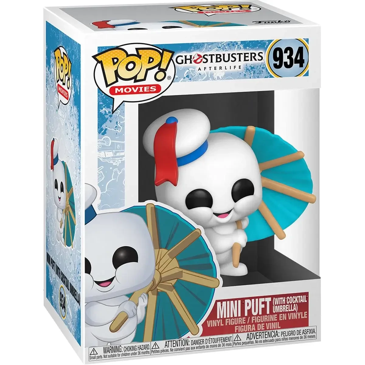 sticky Funko Pop! Movies: Ghostbusters Afterlife - Mini Puft w/Cocktail Um figura #934