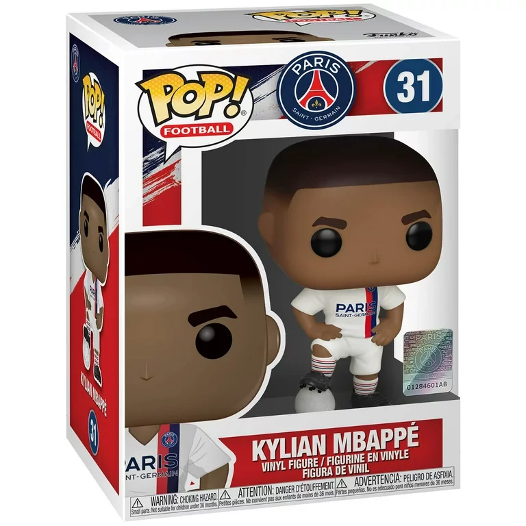 sticky Funko POP! Football: PSG - Kylian Mbappé (Third Kit) figura #31