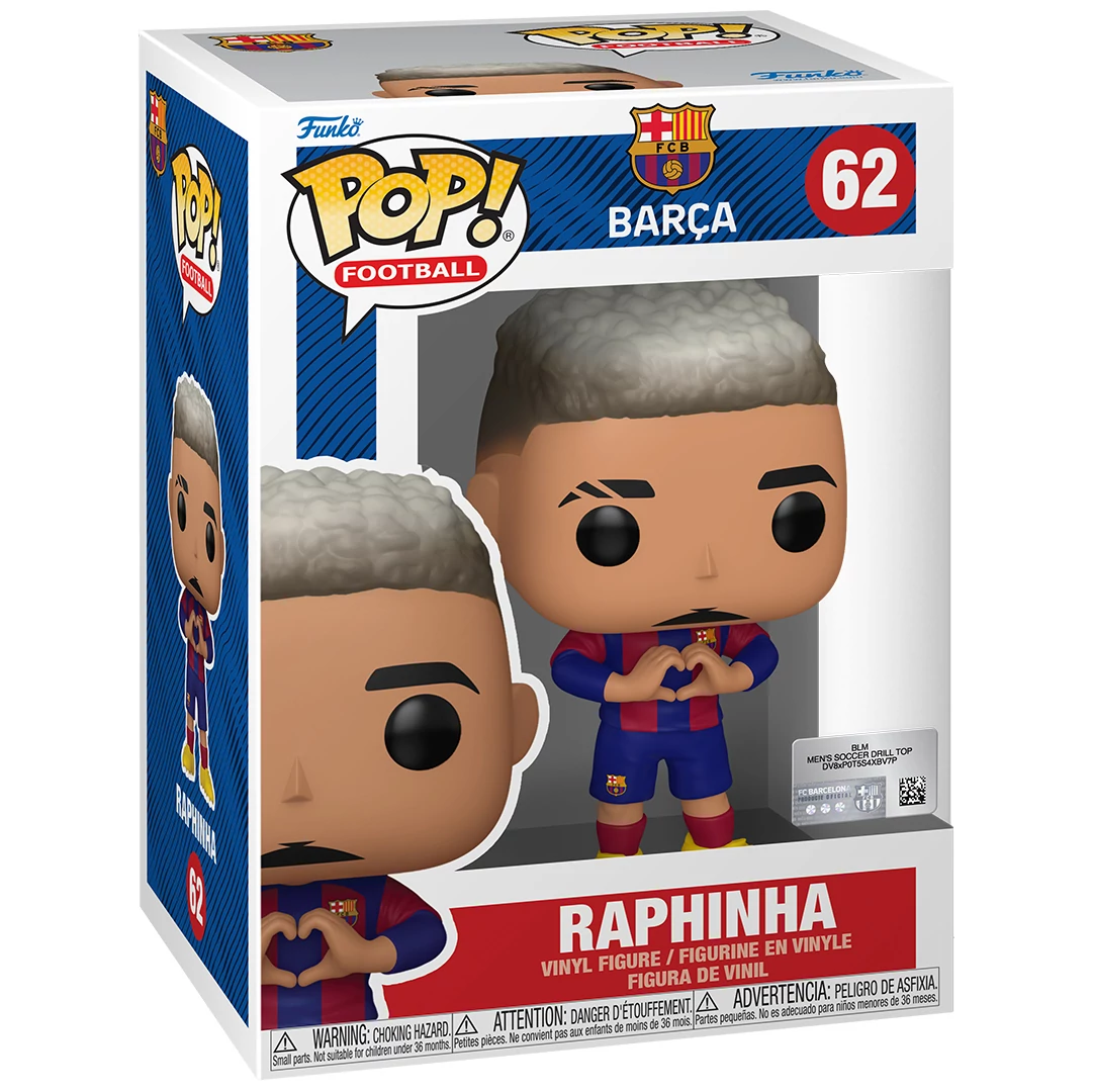 sticky Funko POP! Football: Barcelona - Raphinha figura