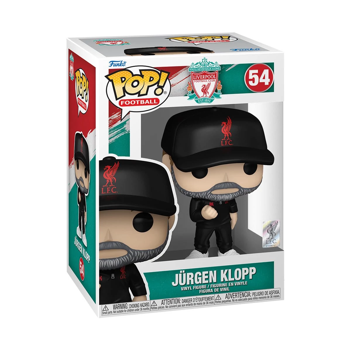 sticky Funko POP! Football: Liverpool FC - Jürgen Klopp figura #54