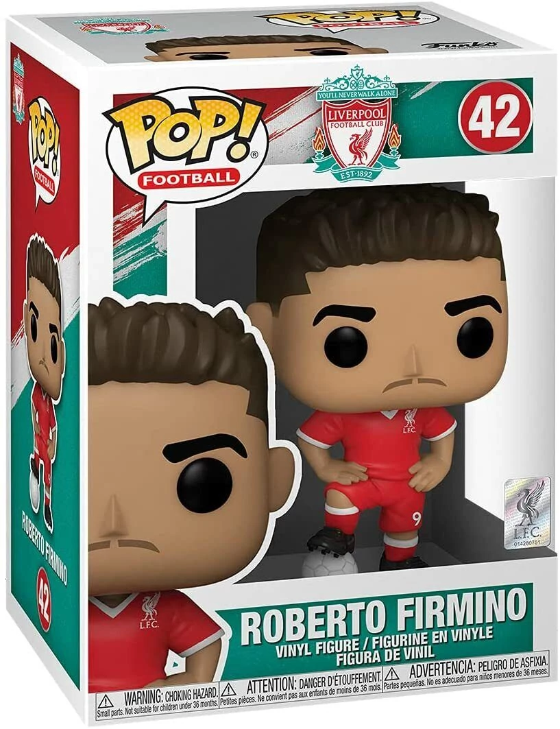 sticky Funko Pop! Football: Liverpool - Roberto Firmino figura #42