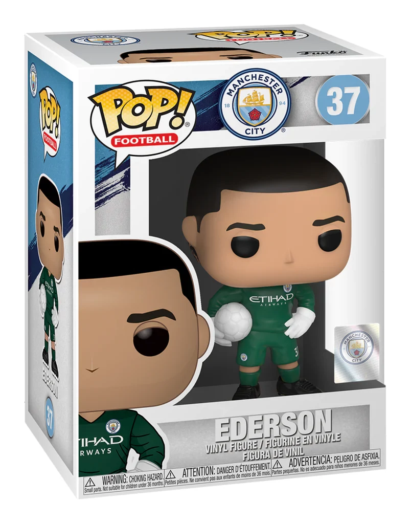 sticky Funko Pop! Football: Manchester City - Ederson figura #37