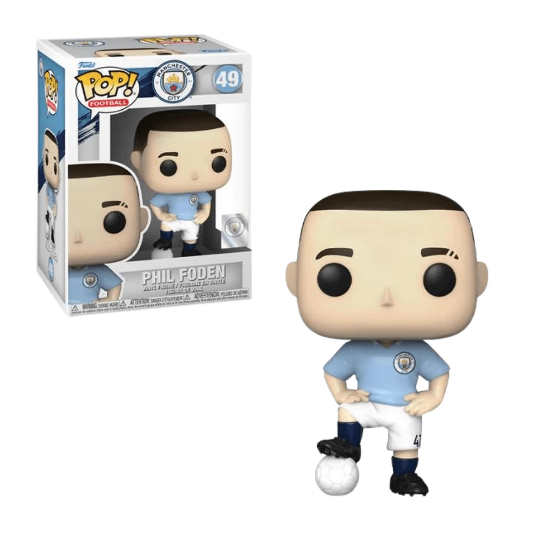 sticky Funko POP! Football: Manchester City - Phil Foden figura #49