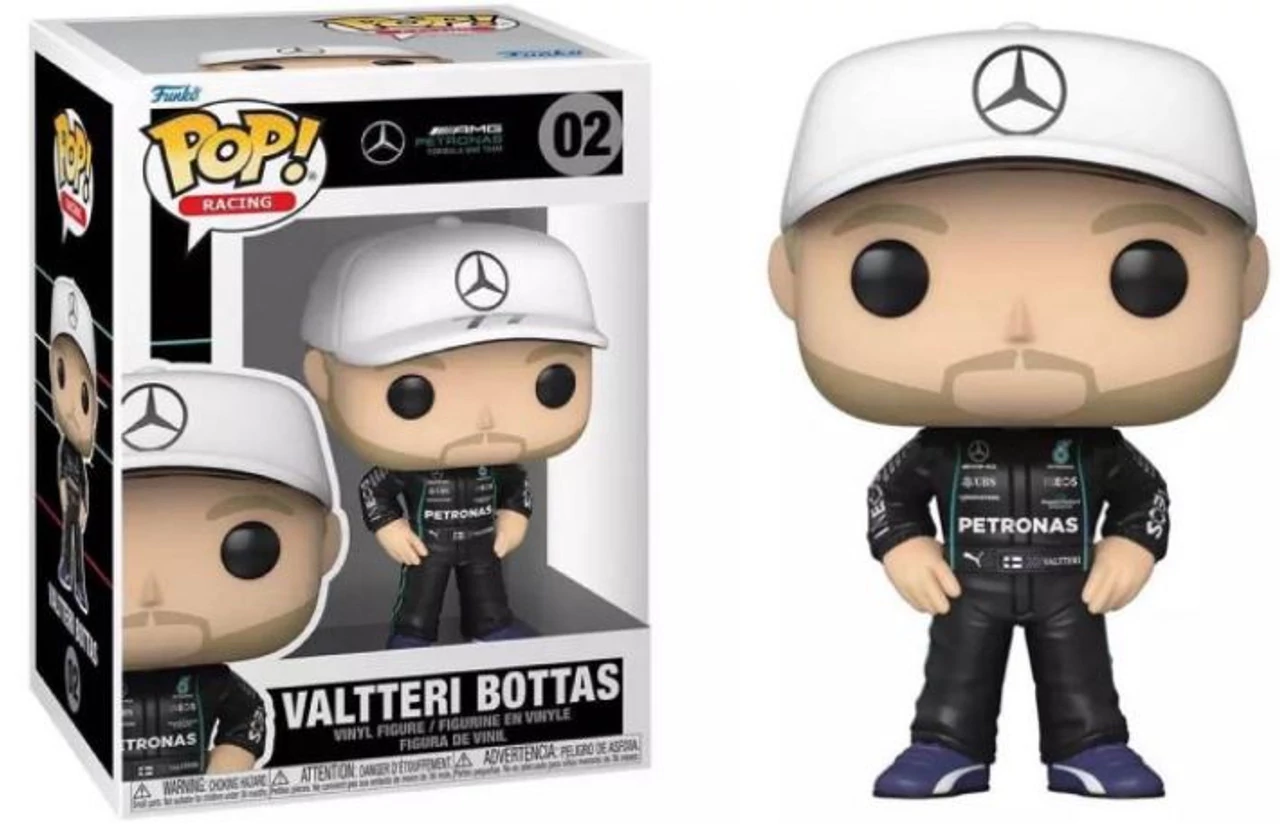 sticky Funko POP! Formula One - Mercedes: Valtteri Bottas figura