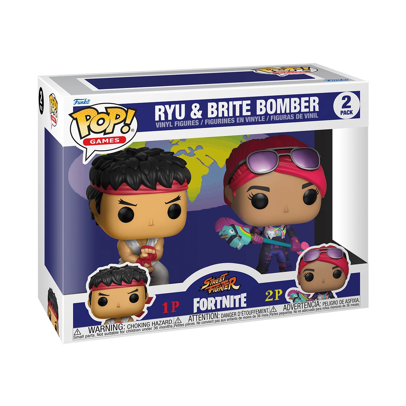 sticky Funko POP! Fortnite - Ryo & Brite Bomber 2pk figura