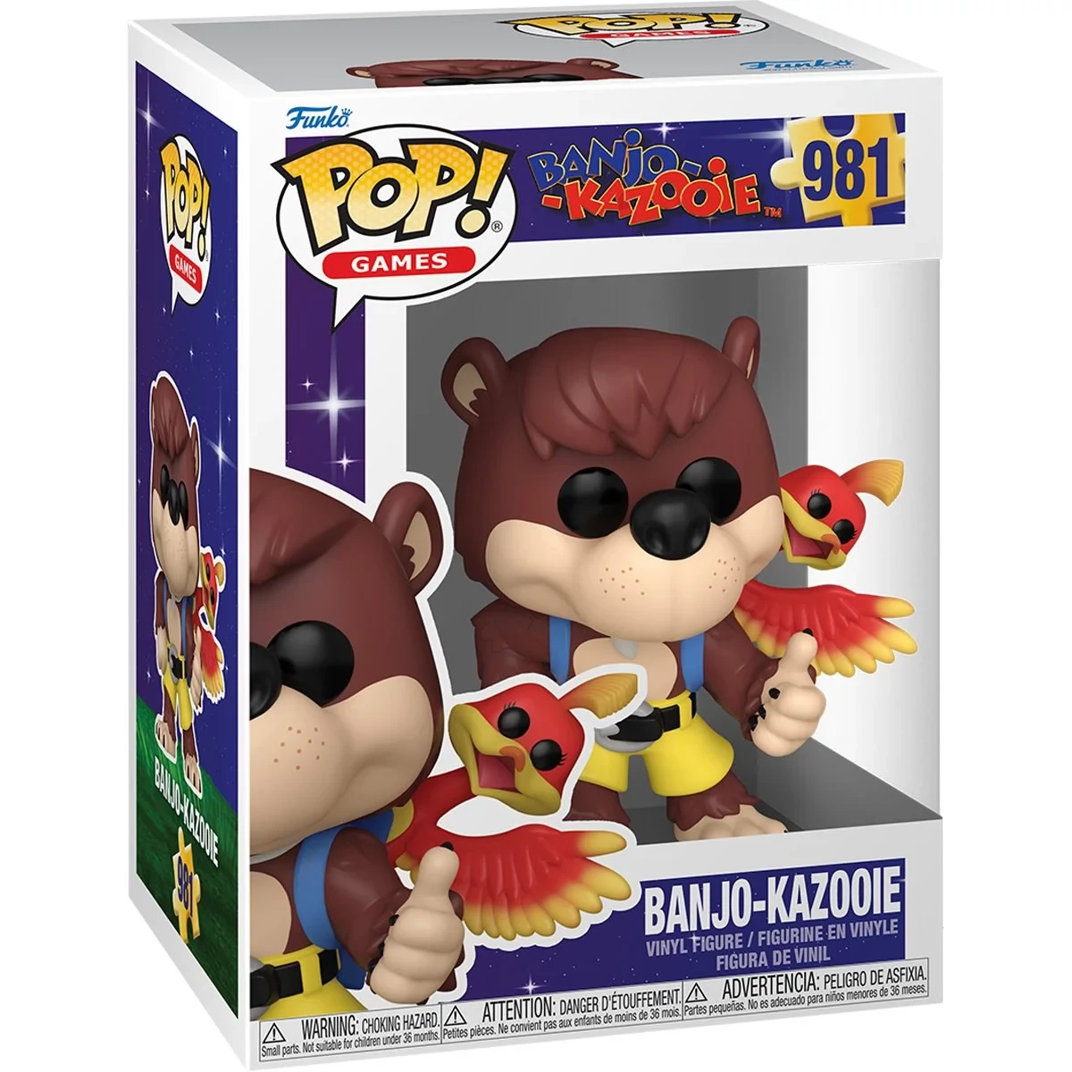 sticky Funko POP! Games: Banjo-Kazooie - Banjo & Kazooie figura #981