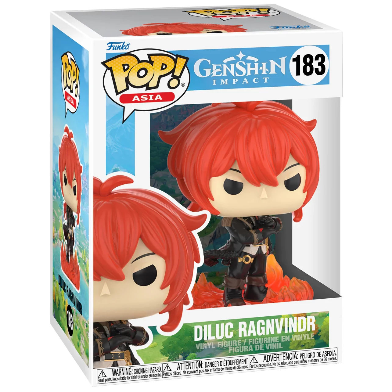 sticky Funko POP! Games: Genshin Impact - Diluc Ragnvindr figura