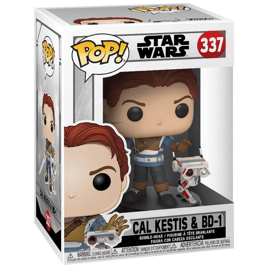 sticky Funko POP! Games: Jedi Fallen Order - Cal Kestis w/ BD-1 figura