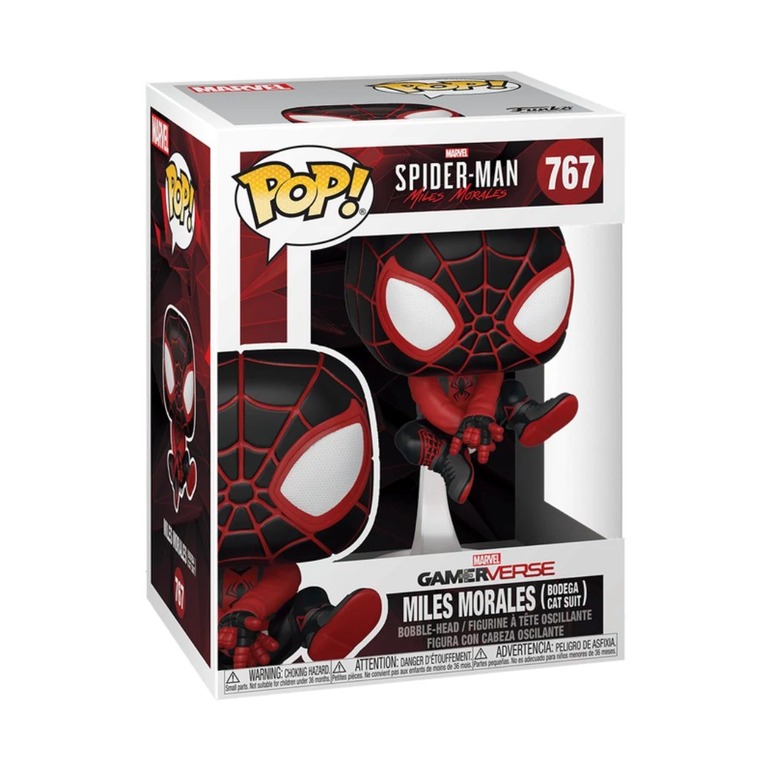 sticky Funko POP! Games: Miles Morales - Miles (Bodega Cat Suit) figura