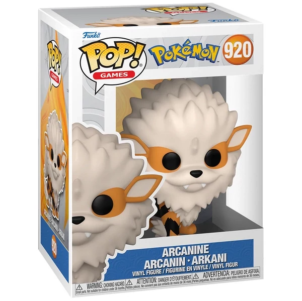 sticky Funko POP! Games: Pokemon - Arcanine(EMEA) figura