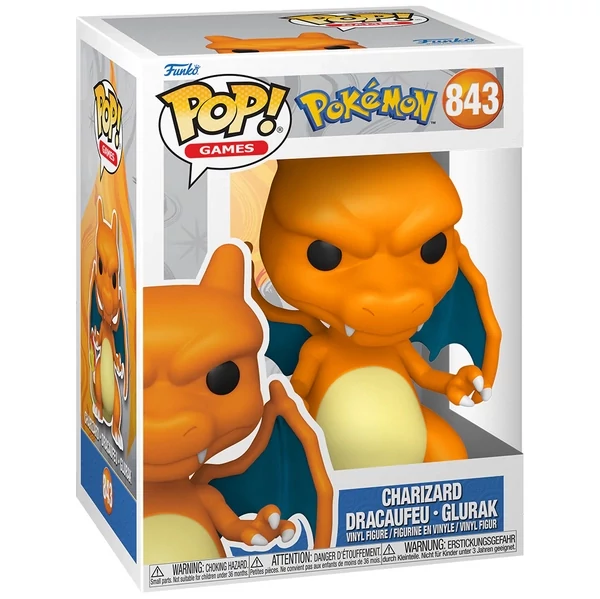 sticky Funko POP! Games: Pokemon - Charizard figura #843