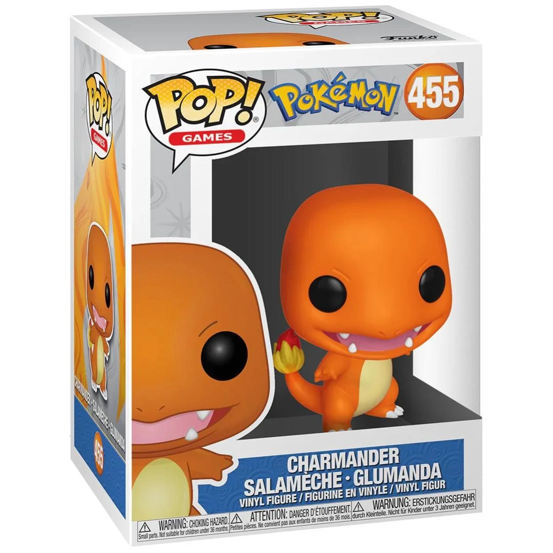 sticky Funko Pop! Games: Pokemon - Charmander Salameche Glumanda figura #455