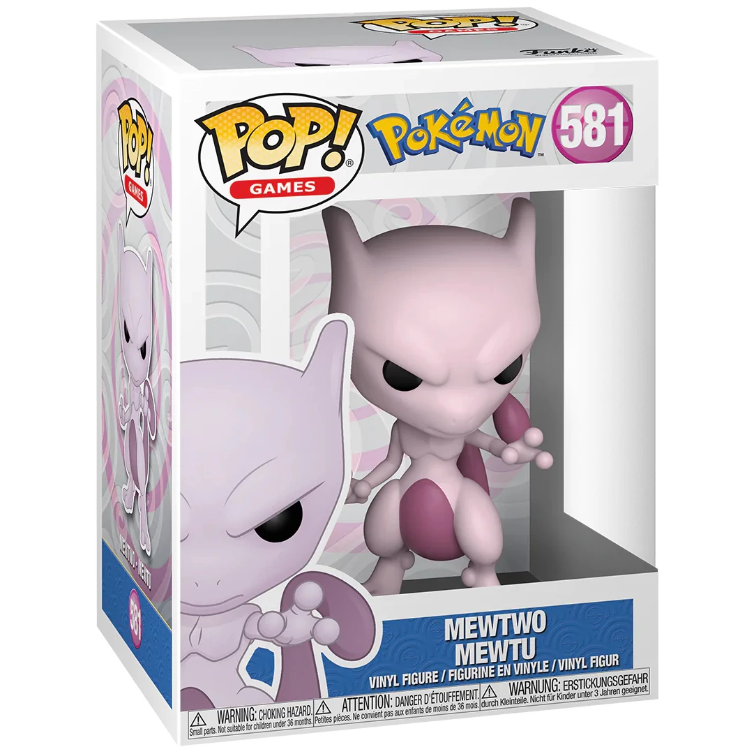 sticky Funko POP! Games: Pokemon - Mewtwo (EMEA) figura #581